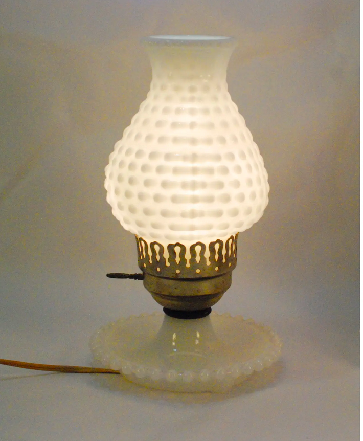 modern hobnail lamp