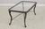 Outdoor Cast Aluminum Glass Top Patio Cocktail Table For Sale In Philadelphia - Image 6 of 14