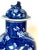 Ceramic Chinese Blue & White 'Prunus & Birds' Jar/Vase & Cover Earlier Qing Dynasty For Sale - Image 7 of 12
