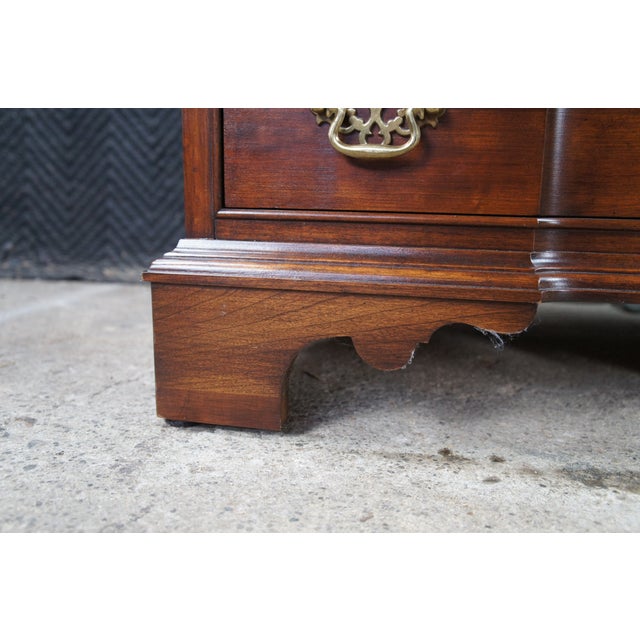 Brown 1980s Pennsylvania House Cherry Bachelors Chest of Drawers Stand Console 26" For Sale - Image 8 of 13