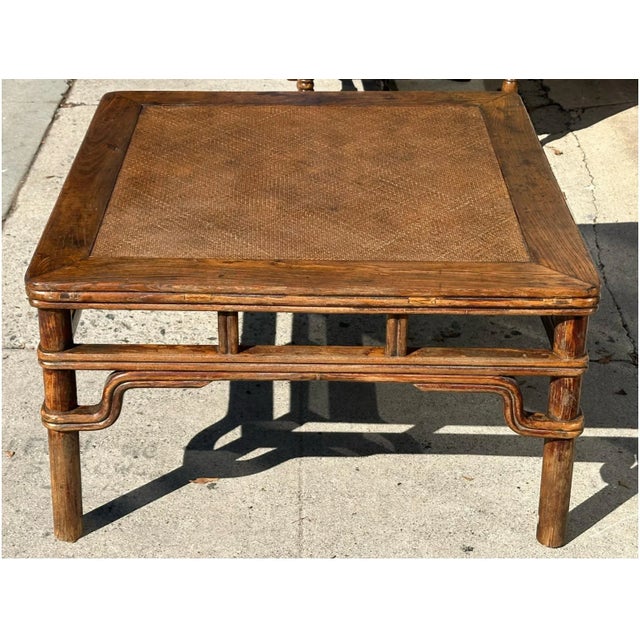 18th C Style Ming Chinese Bamboo Coffee Table by Burton-Ching.