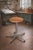Industrial Industrial Technical Stool in Wood and Metal, 1970s For Sale - Image 3 of 13