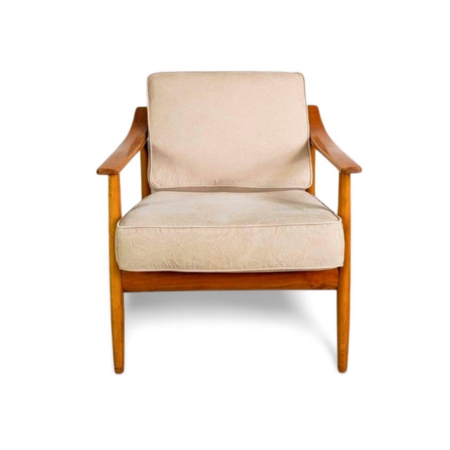 Vintage Lounge Chair in Teak from Walter Knoll For Sale - Image 9 of 9