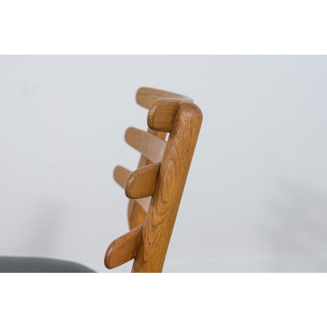 Mid-Century Oak Dining Chairs by Poul Volther for FDB Mobler, Denmark, 1960s, Set of 6 For Sale - Image 16 of 18
