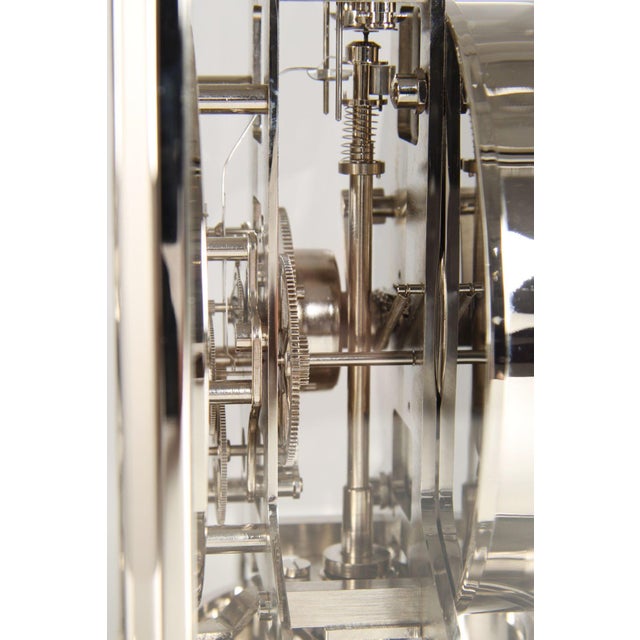 Nickel Plated Atmos Clock from Jaeger Lecoultre, 1956 For Sale - Image 9 of 13