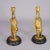 A Pair Victorian Casted and Gilded Iron Candle Stick With Bears For Sale - Image 10 of 12