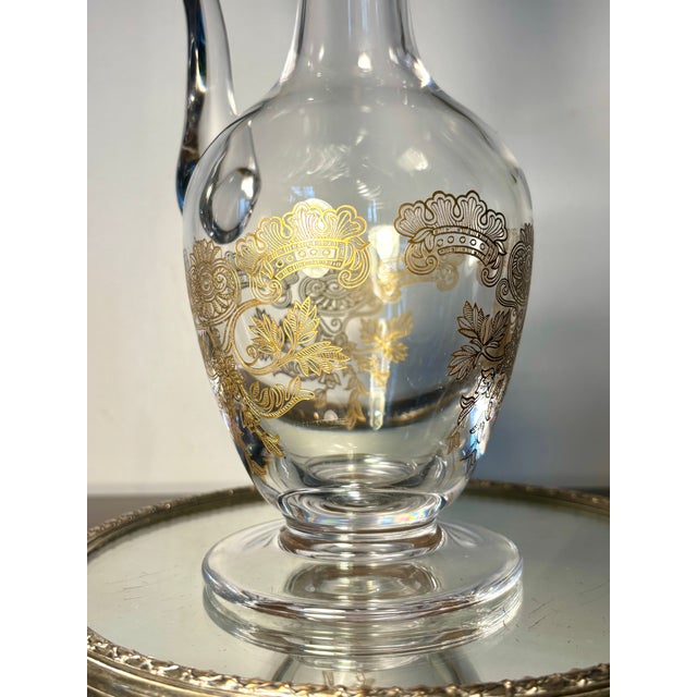 Vintage French Crystal Pitcher from Sèvres, 2010s For Sale - Image 13 of 15