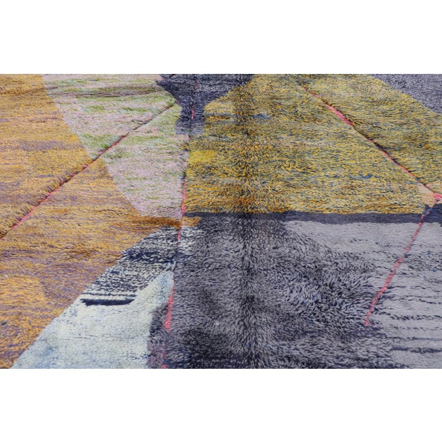 Berber Tribes of Morocco Berber Moroccan Rug - 08'11 X 11'06 For Sale - Image 4 of 9