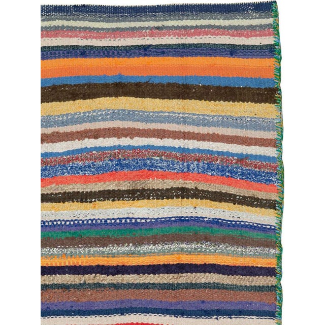 Tribal Galerie Shabab Collection Mid-20th Century Persian Flatweave Kilim Rug For Sale - Image 3 of 10