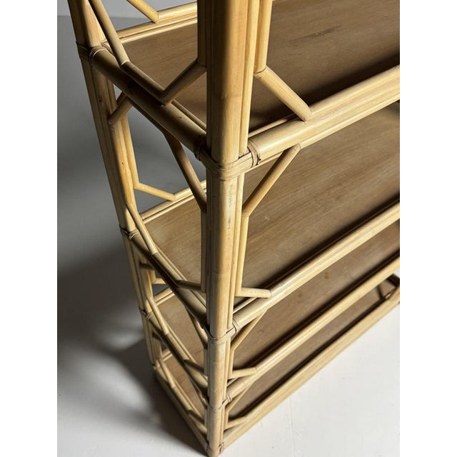 Vintage Bamboo Bookcase, France 1980 For Sale - Image 10 of 18