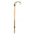 Rare Spanish Shoe Cobbler's Cane With Measuring Shaft, Circa 1860 For Sale