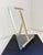 Metal 8x10 French Style Brass Easel Picture Frame, Late 20th C For Sale - Image 7 of 13