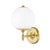 Transitional Hudson Valley Lighting Mark D. Sikes Sphere No.1 1-Light Wall Sconce, Aged Brass For Sale - Image 3 of 6