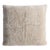 Lancaster Signature Quadrant Pillow in Oatmeal Curly Shearling For Sale