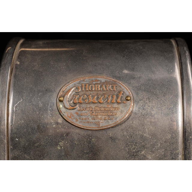Chrome Vintage "Crescent" Dishwasher by Hobart Salesmans Sample For Sale - Image 8 of 11