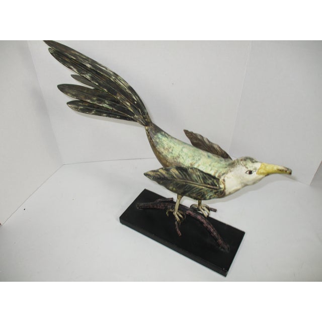 Handmade Primitive Style Bird Figure For Sale - Image 6 of 9