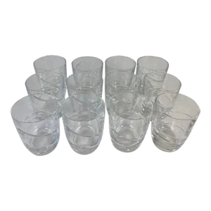 Set of 12 Cut Crystal Liquor Glasses, Cocktail Glasses by Lenox