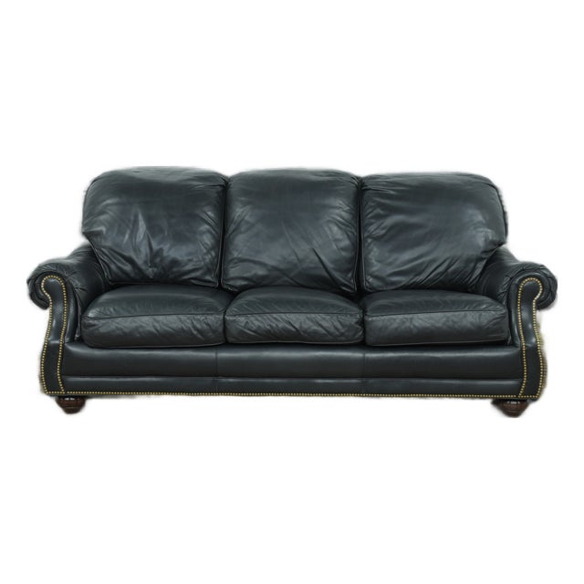 Hancock & Moore Leather Sofa For Sale