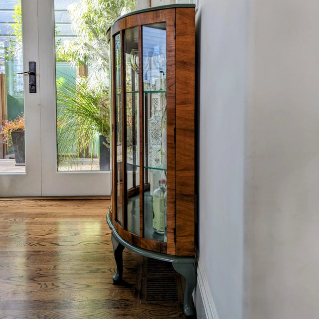 Wood Vintage 1930s Display Cabinet For Sale - Image 7 of 13