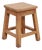 Antique Rustic Square Stool, 1920s For Sale