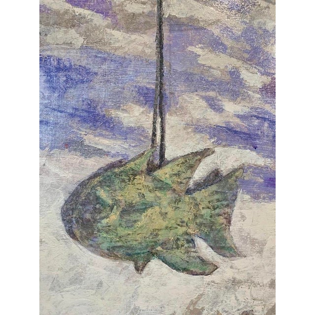 Giampaolo Talani "The Fish, La Rose and the Pomegranates" Oil on Board, Still Life, Tuscan Contemporary Art by Italian Master For Sale - Image 4 of 10