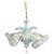 Vintage Chandelier in Blue Murano Glass, 1950s For Sale - Image 6 of 6