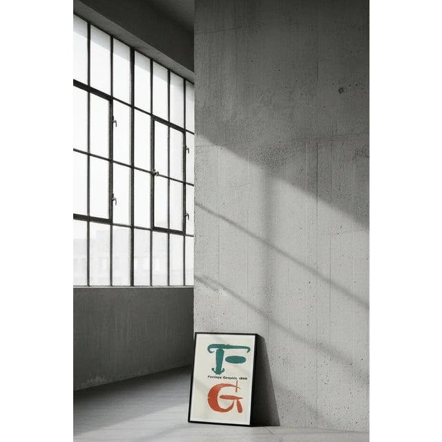 Abstract Anonymous, Kestner Gesellschaft Hannover, 1959, Vintage Exhibition Poster, Printed in Germany For Sale - Image 3 of 8
