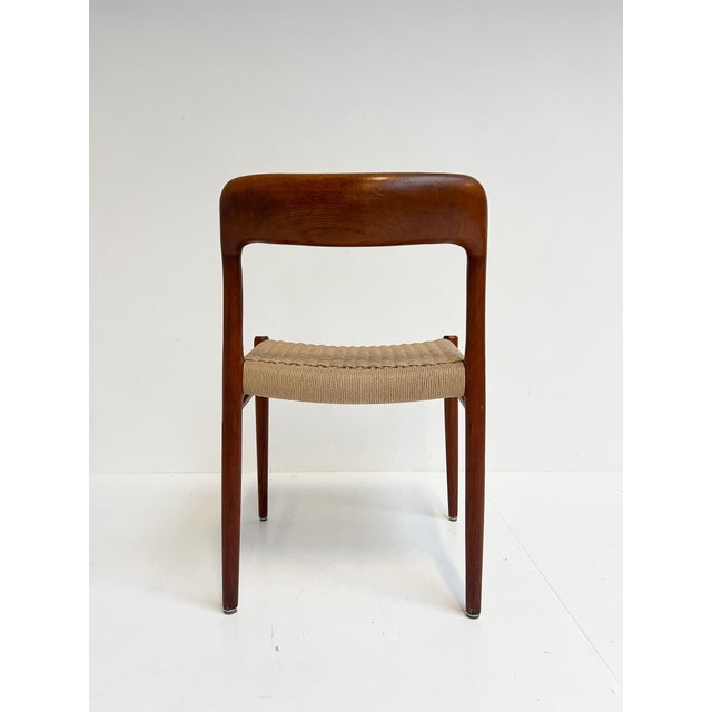 1950s Model 75 Chair by Niels O. Möller, 1950s For Sale - Image 5 of 15