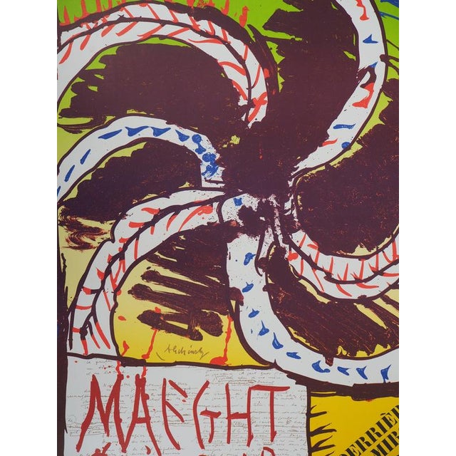 Modern Pierre Alechinsky, Exposition 1982, Lithograph For Sale - Image 3 of 7