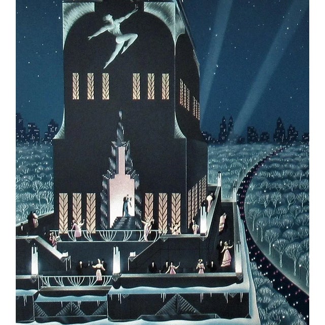 Art Deco Robert Hoppe, Rooftop Serenade, 1987 For Sale - Image 3 of 7