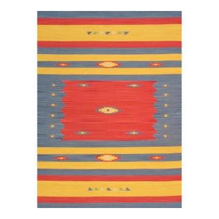 Pasargad Home Kilim Multi Cotton Area Rug- 8' 0" X 10' 0" For Sale