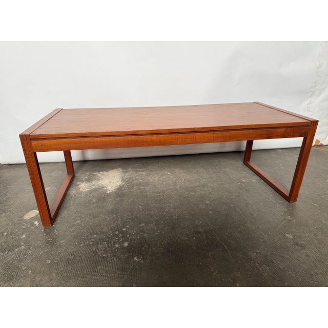 Danish Teak Extendable Coffee Table, 1960s For Sale - Image 4 of 9