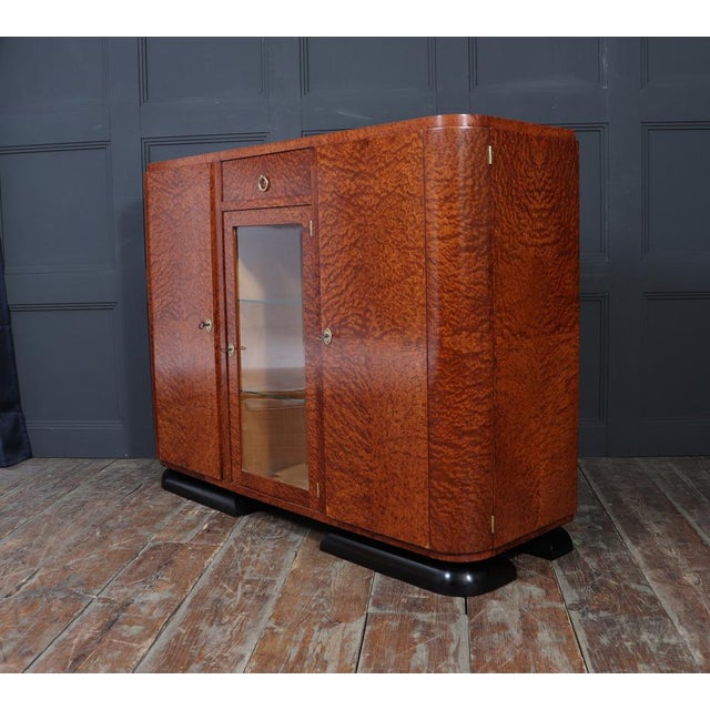French Art Deco Burr Thuya Display Sideboard, 1925 For Sale - Image 15 of 16