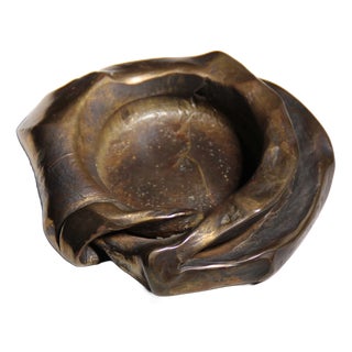 Bronze Candleholder by Lothar Klute, Germany, 1987 For Sale
