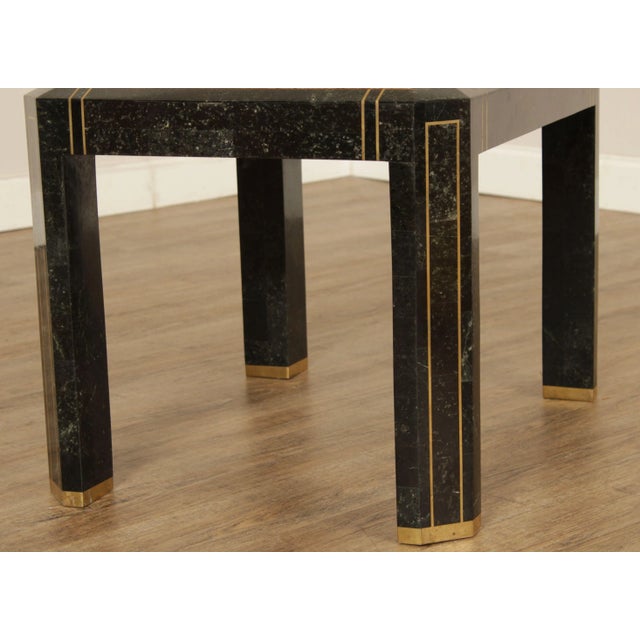 Alexvale Postmodern Marble Mosaic Bench For Sale - Image 10 of 13