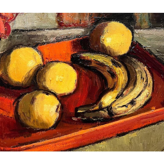 Ernest Voegeli, The Red Plateau, Oil on Canvas For Sale - Image 8 of 11