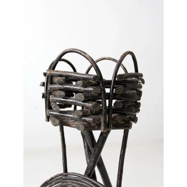 Antique Adirondack Twig Planter Table For Sale - Image 11 of 12