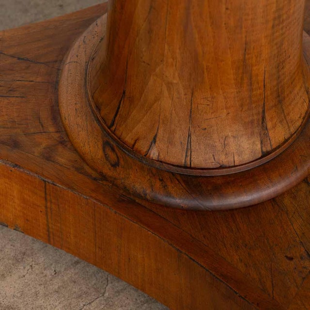 19th Century French Oak and Marble Center Table For Sale - Image 16 of 16