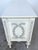 Italian Hand-Carved Tuscan Chest with Laurel Garlands in Antiqued Silver Leaf For Sale - Image 9 of 18