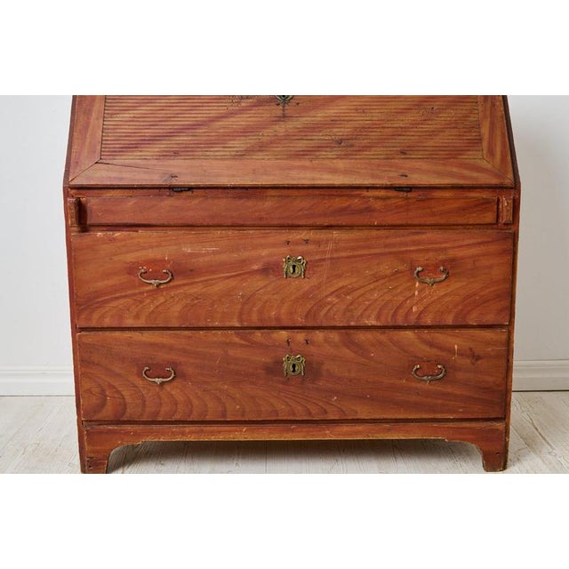 Antique Swedish Country House Secretaire, 1840 For Sale - Image 12 of 15