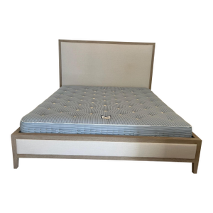 Restoration Hardware French Contemporary Fabric Panel Bed