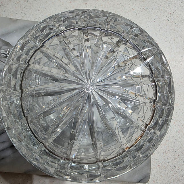 Violetta 24% Lead Crystal Hand-Cut Glass Biscuit/Candy Jar With Lid For Sale - Image 6 of 7