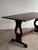 Brown Vintage Old World Architectural Oak Trestle Dining Table For Sale - Image 8 of 13