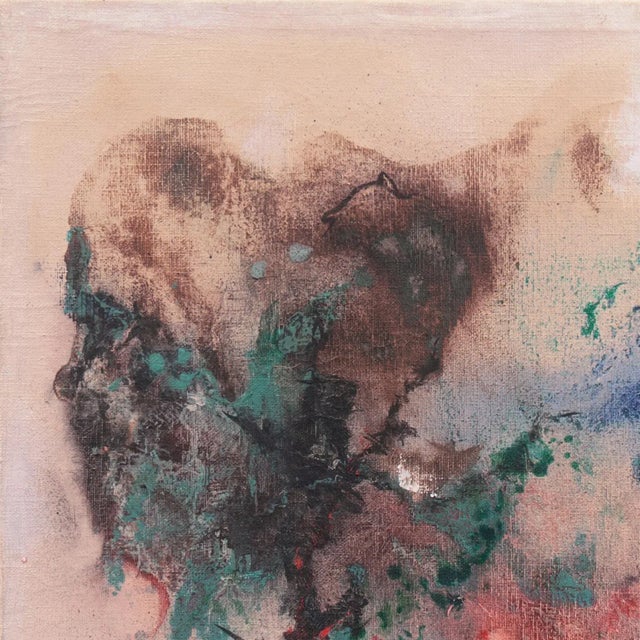 'Biomorphic Abstraction' by E. B. Stetson, Large American Abstract Oil For Sale - Image 4 of 10