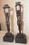 This exquisite pair of sculptural candlesticks are a stunning addition to any collection. Crafted from high-quality wood,...