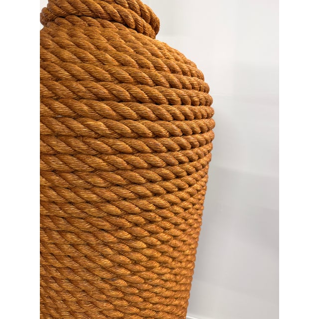 1990s Monumental Sculptural Rope Floor Lamp by Fusion Specialties For Sale - Image 12 of 17