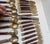Brown Modern Danish Brass and Teak Cutlery from Carl Cohr, 1960s, Set of 48 For Sale - Image 8 of 13
