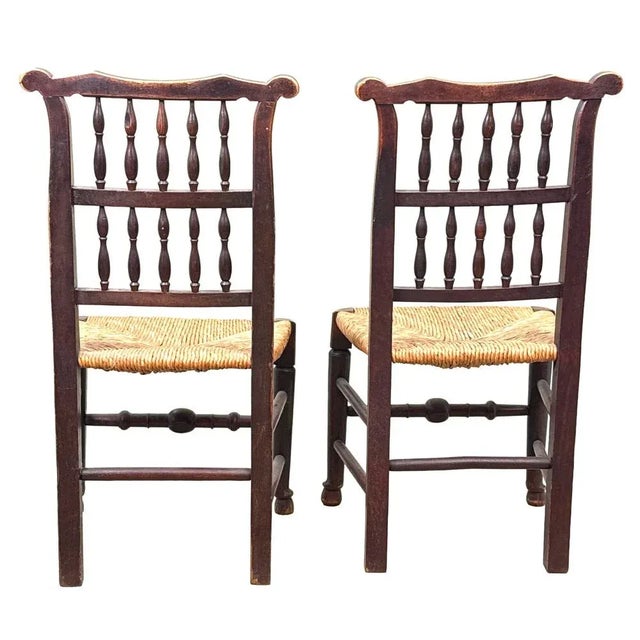 Georgian Spindleback Kitchen Dining Chairs, 1820, Set of 8 For Sale - Image 11 of 18