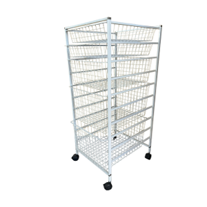 1970s Mid Century Display Trolly Cart With Drawers