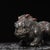 Bronze Late 19th Century Gilt Bronze Boar Statue, Mythical Pig Figure, 1.2kg For Sale - Image 8 of 9